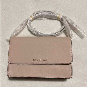 Michael Kors Blush Daniela Crossbody Bag Purse